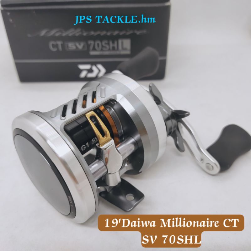 19 Daiwa Millionaire CT SV 70SHL left handle baitcasting reel