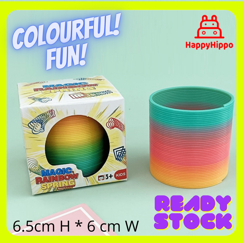 Magic Rainbow Spring Colorful Toy For Children Kids Early Education ...
