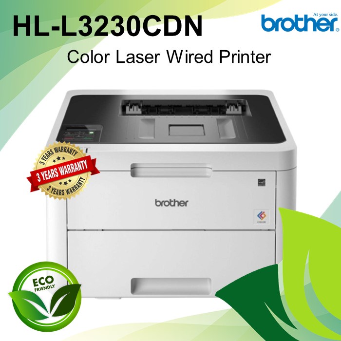 Brother HLL3230CDN Colour LED Wired Laser Printer with USB Duplex
