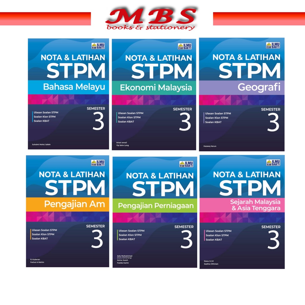 STPM : NOTA & LATIHAN STPM - SEMESTER 3 (2022) | Shopee Malaysia