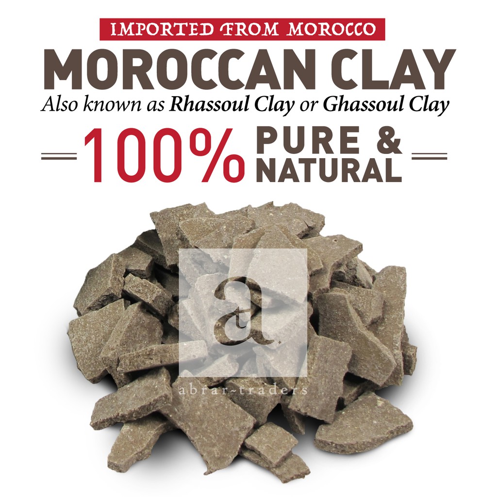 Moroccan Clay / Ghassoul Powder 250gm (imported from Morocco) | Shopee ...