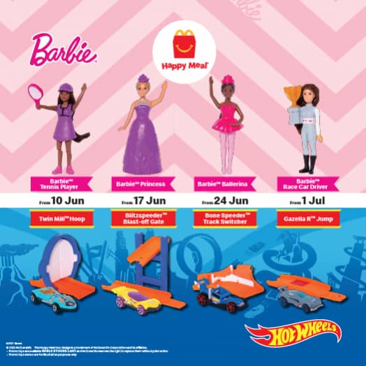 Mcdonald's barbie toys 2020 hotsell