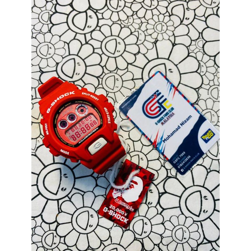 GSHOCK DW6900 ORIGINAL CUSTOM BATHING BAPE COCACOLA Shopee Malaysia
