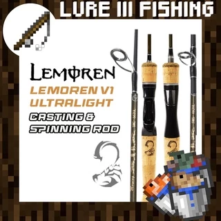 LEMOREN 1.37M/1.5M/1.68M/1.8M/1.98M Ultra light Fishing Rod