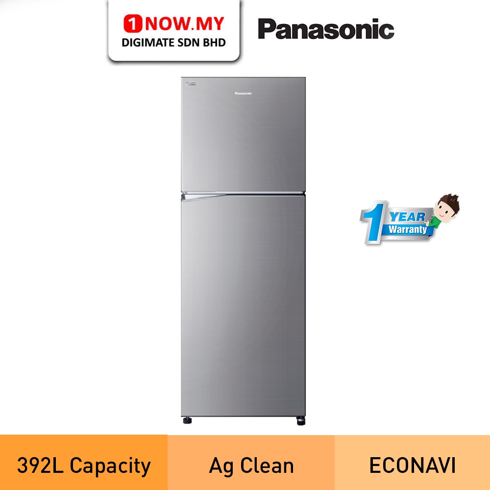 PANASONIC 392L Inverter Top Freezer 2door Fridge NRBL381PSMY Shopee