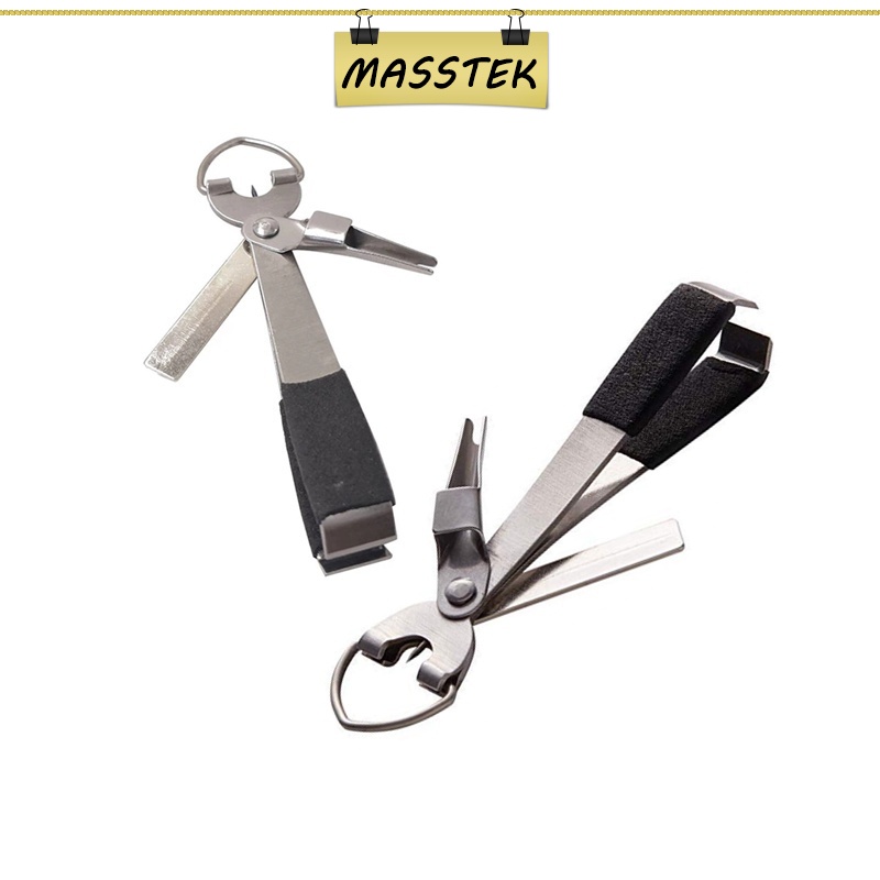MASSTEK @Johor Multifunction Fishing Tool Quick Knot Fast Tie Knotter Fly  Tying Line Cutter Clipper Nipper 12713
