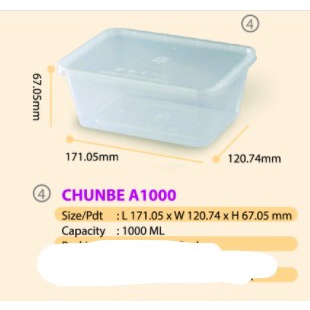 CB Round Square Rectangular Compartment Container - CBware Small ...