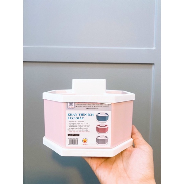Viet Nhat plastic 5-compartment hexagonal utility tray | Shopee Malaysia