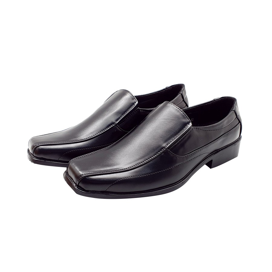 kasut safety^safety boots^ XES Men BSMCXH04 Formal Work Shoes (Black