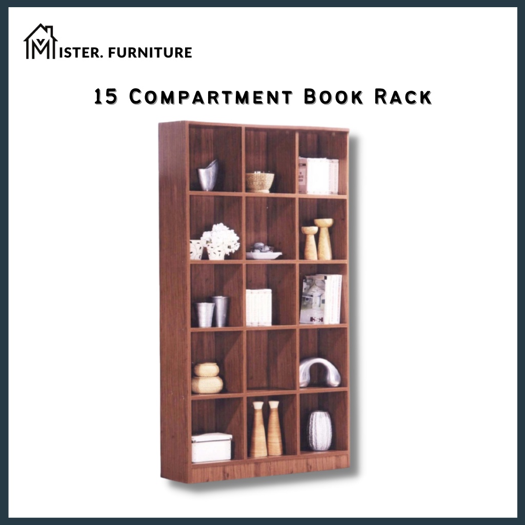 CHAMB 15 Hole File Cabinet Book Rack Book Shelf Rack Bookcase Display ...