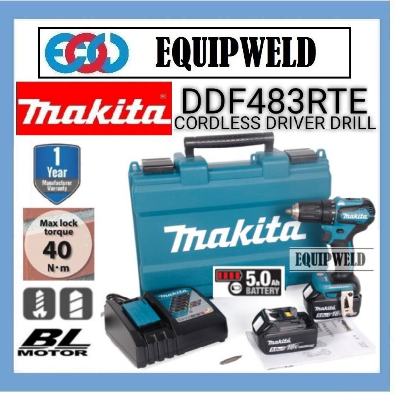 Makita discount ddf483 set