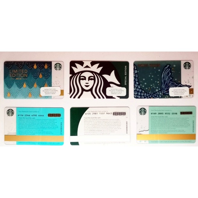 Ready Stock] Original Starbucks card collection limited/Special