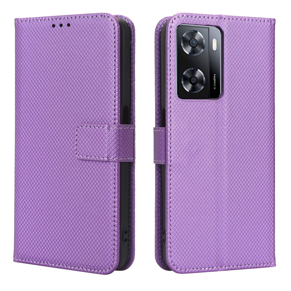 MOJIA Custodia Oppo A57 4G / A57s 4G A Portafoglio Con Farfalla – Pelle PU, Magnetica, Slot Carte E Cinturino (Blu) - 4