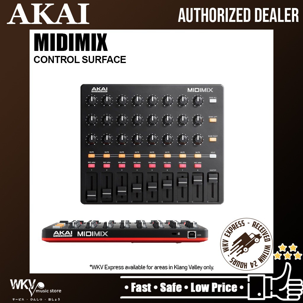 Akai Professional MIDImix High-Performance Portable Mixer (MIDI Mix ...