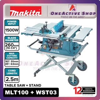 Makita table saw online mlt100n review