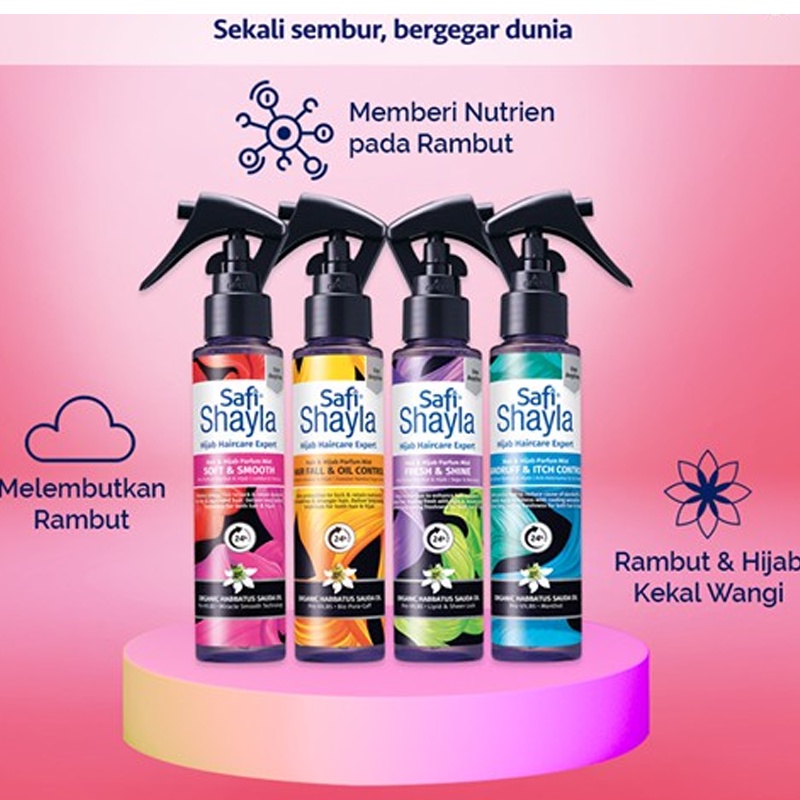 Safi Shayla Hair Mist Hijab Hair Spray 100ml (Hair Perfume, Hair