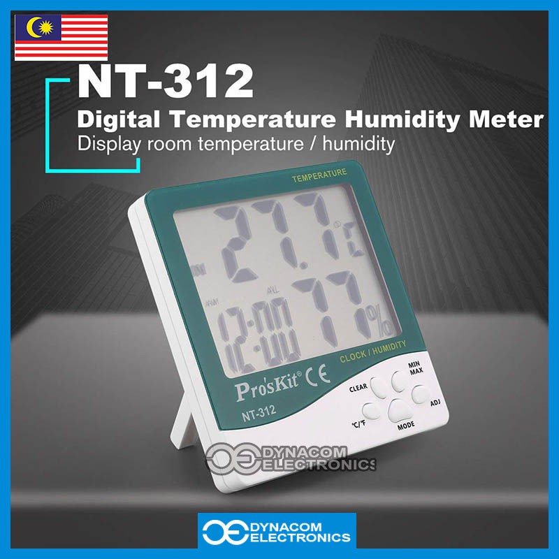 Pro''skit NT312 Digital Temperature Humidity Hygrometer Meter With