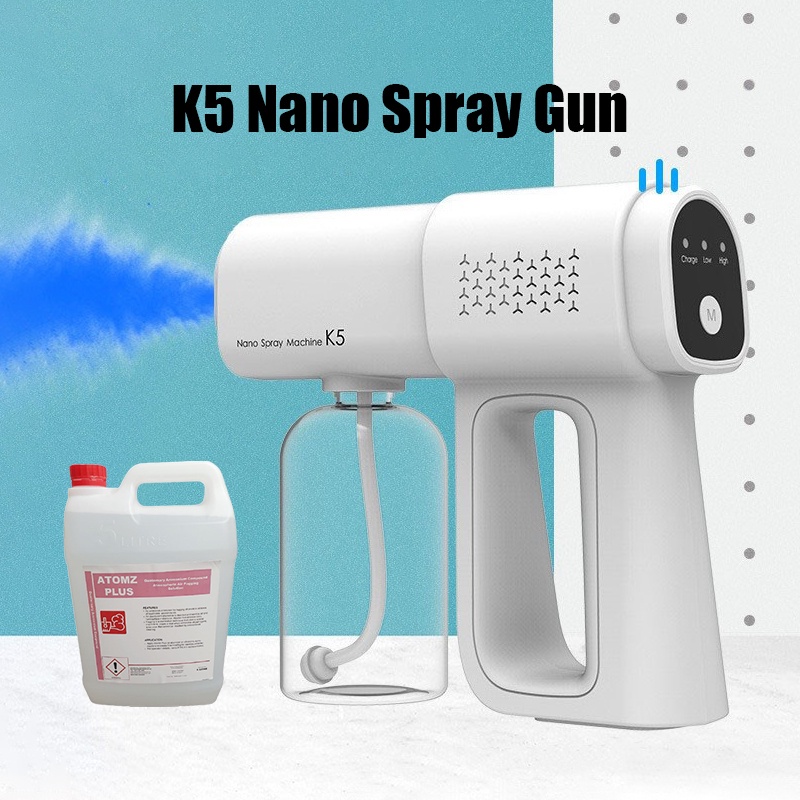 Nano Spray Gun K5 Sanitizer Atomizer Disinfection Spray Machine Atomz