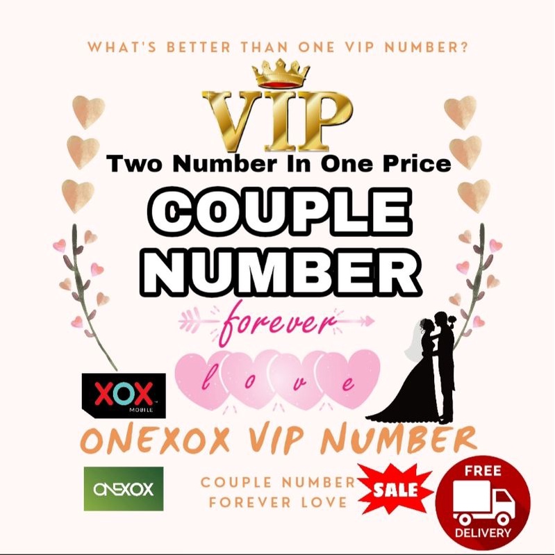COUPLE NUMBER 🧡💛💚💙💙💜🤎🖤🤍 | Shopee Malaysia