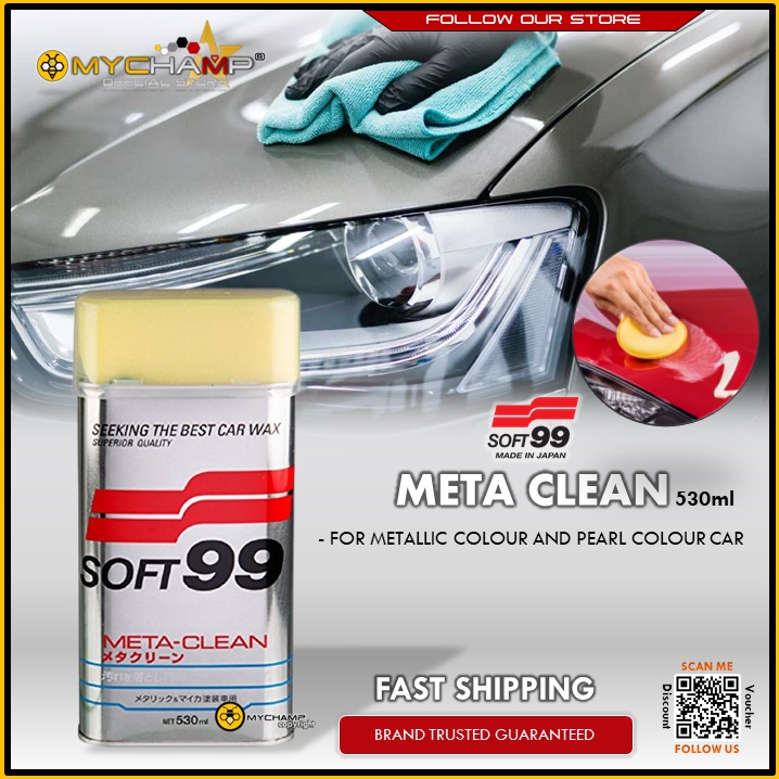 Soft 99 Soft99 Meta Clean Liquid Wax 530ml Luster Clean & Polish 530 ml ...