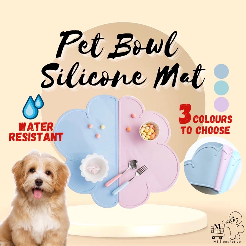 Mat to put under dog best sale water bowl