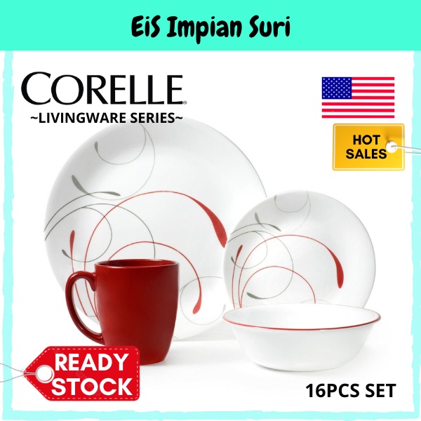 (Ready Stock!!) Corelle Splendor 16pc Dinnerware Set (1123453