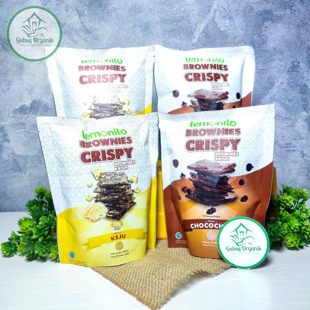 UNGU LEMONILO Brownies Crispy 40gr Brownies Crispy Cheese Chocochips ...