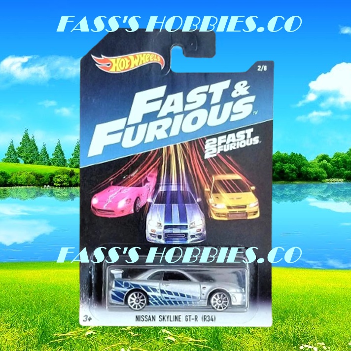 Hot Wheels Fast & Furious 2 Fast 2 Furious Nissan Skyline GT-R