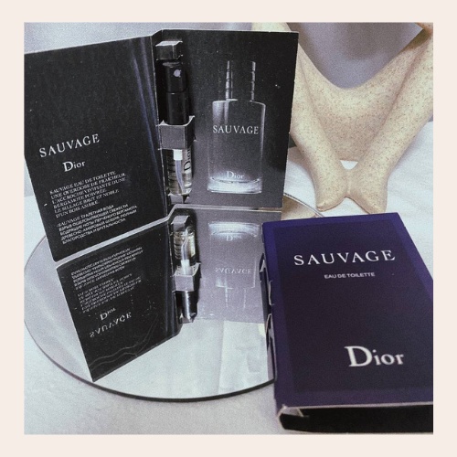 Dior sauvage vial hot sale