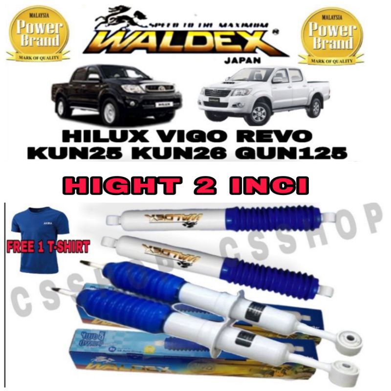 EL Toyota Hilux Vigo KUN25 KUN26 REVO GUN125 /GUN126 WALDEX Heavy Duty ...