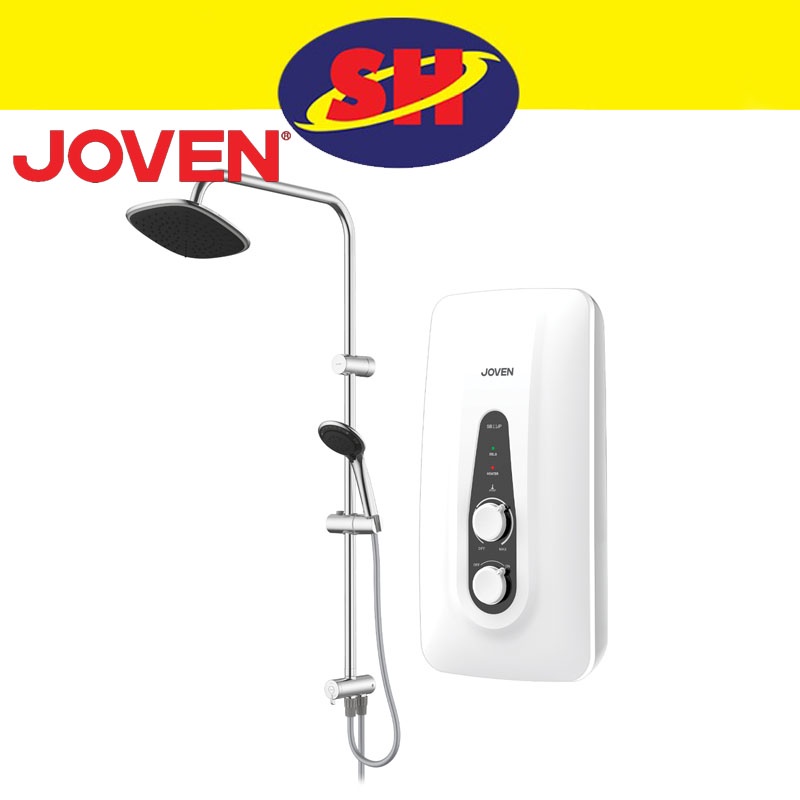 Joven DC Pump Water Heater Rain Shower Water Heater(White) Shopee