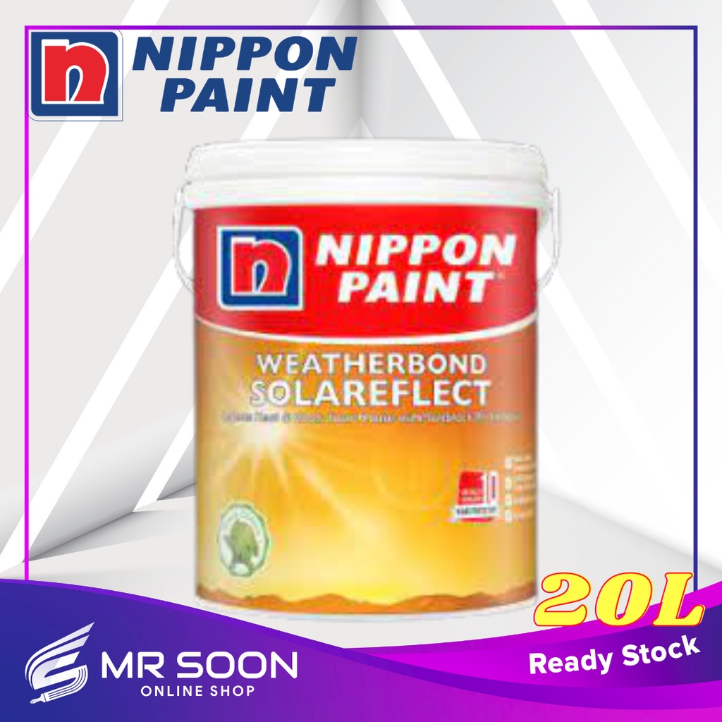 NIPPON PAINT Weatherbond Solareflect 20L Exterior Paint (10 Years ...
