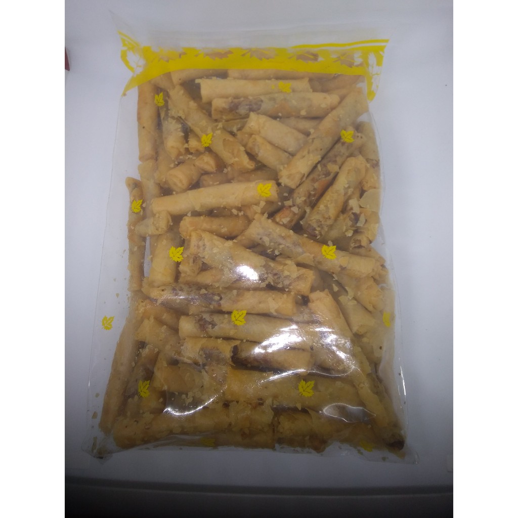 Popia Mini Inti Serunding Inti Ikan Simpul / Gulung Dan Popia Mini Inti ...