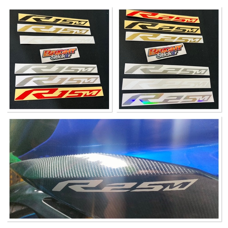 Sticker YAMAHA R15M R25M STICKER R12 R25 CUTTING | Shopee Malaysia