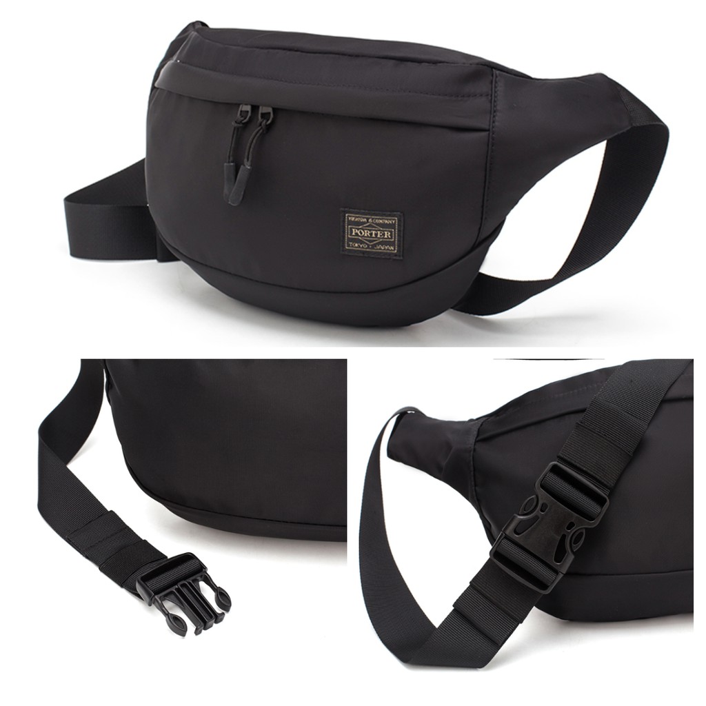 Head Porter Waist Bag Large Black, Men's Fashion, Bags, Sling Bags on  Carousell