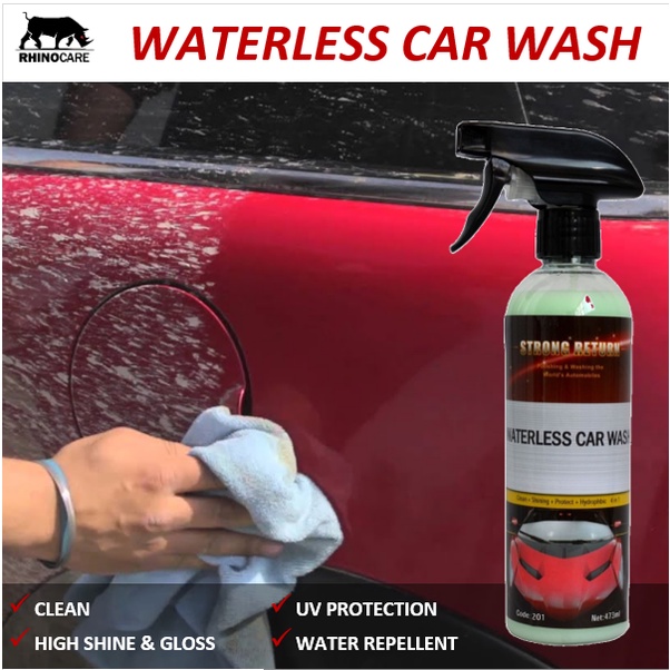 Waterless Car Wash Detailer 4-in-1 - Clean/ Shine/ Protect/ Water ...