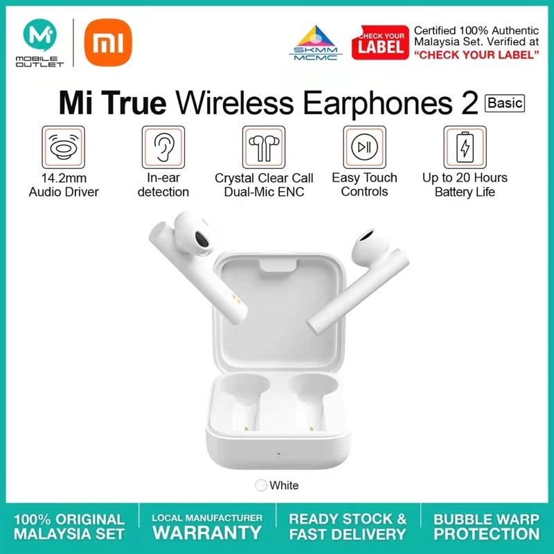 Mi true wireless earphones best sale 2 warranty