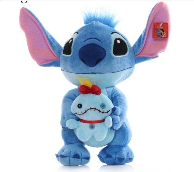 50cm Stitch stand Cotton Plush Stuffed Toy Kids Gift Stitch doll ...