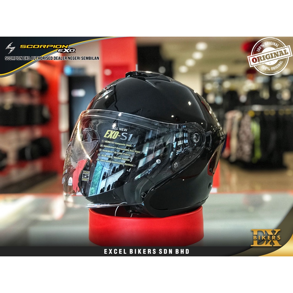 Scorpion open 2024 face helmet