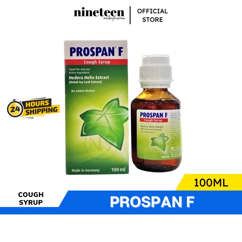 Prospan F Cough Syrup Dried Ivy Leaf Extract 100ml Shopee Malaysia