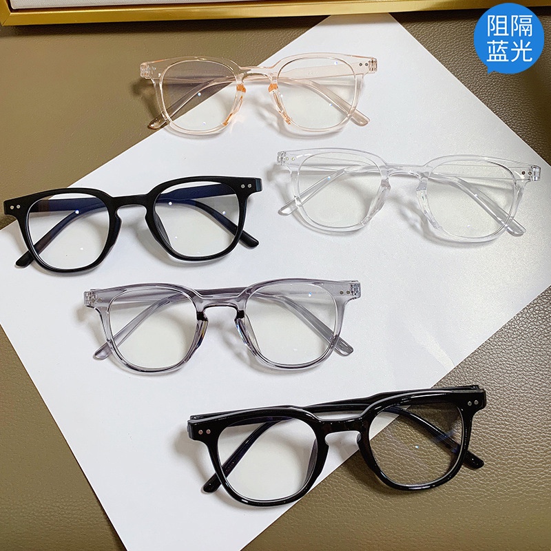 Transparent retro glasses hotsell
