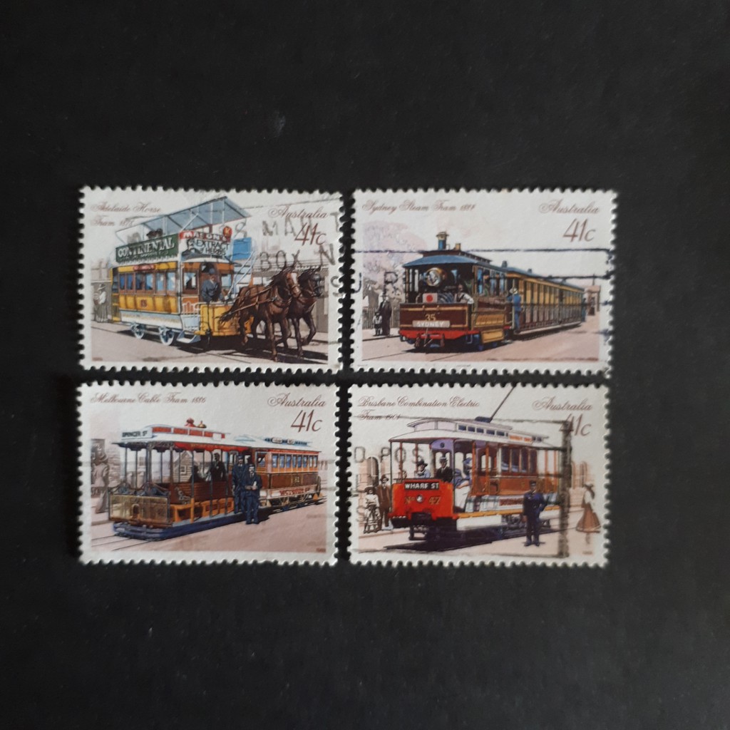 1989 Australian Historic Trams ( 4v ) | Shopee Malaysia