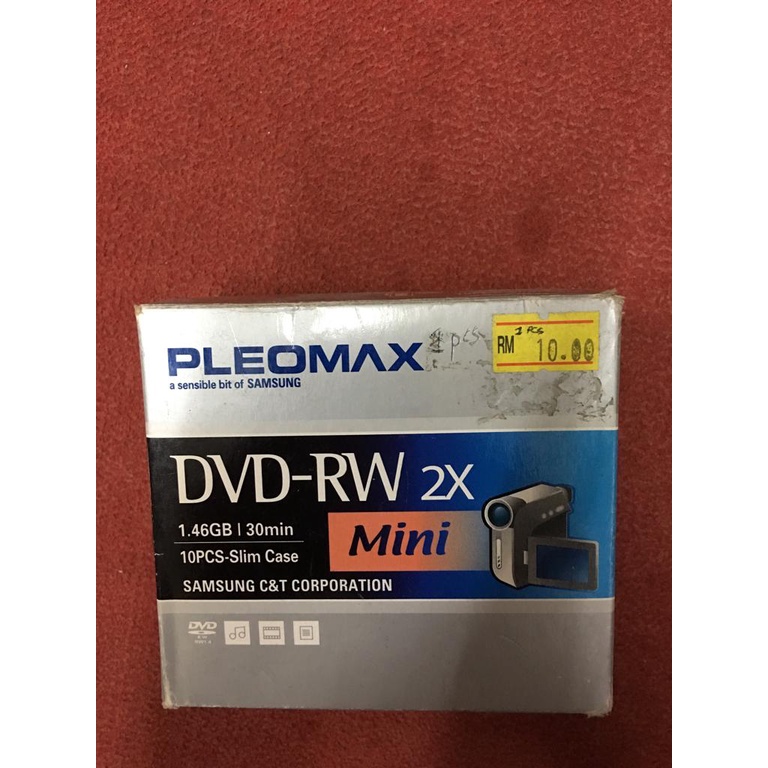 Pleomax DVD-R W 2 X MINI 1.4 GB 1PCS | Shopee Malaysia