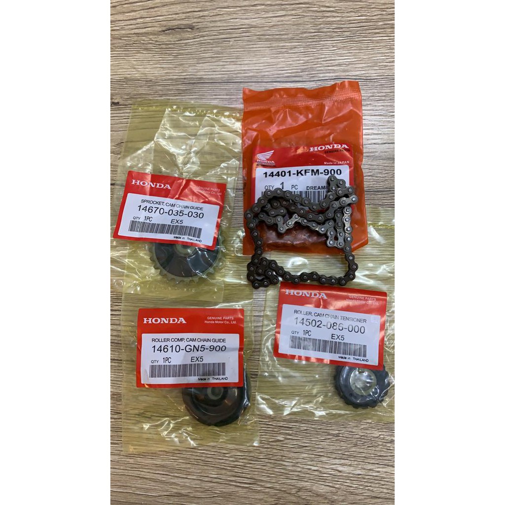 TIMING CHAIN SET ( EX5 84 / EX5 DREAM 88 / EX5 CLASS 1 90L) Shopee