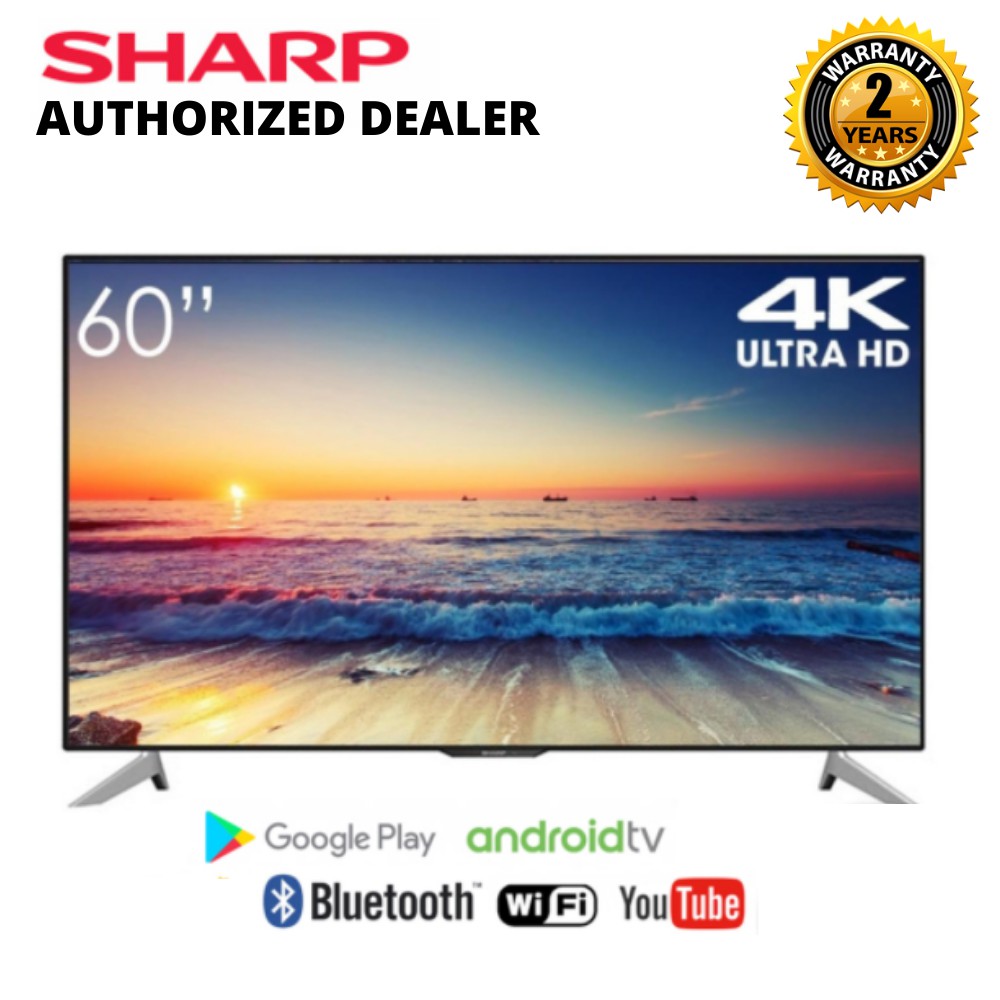 Sharp 4K UHDR LED TV 60" LC60UA6800X (ANDROID TV) | Shopee Malaysia