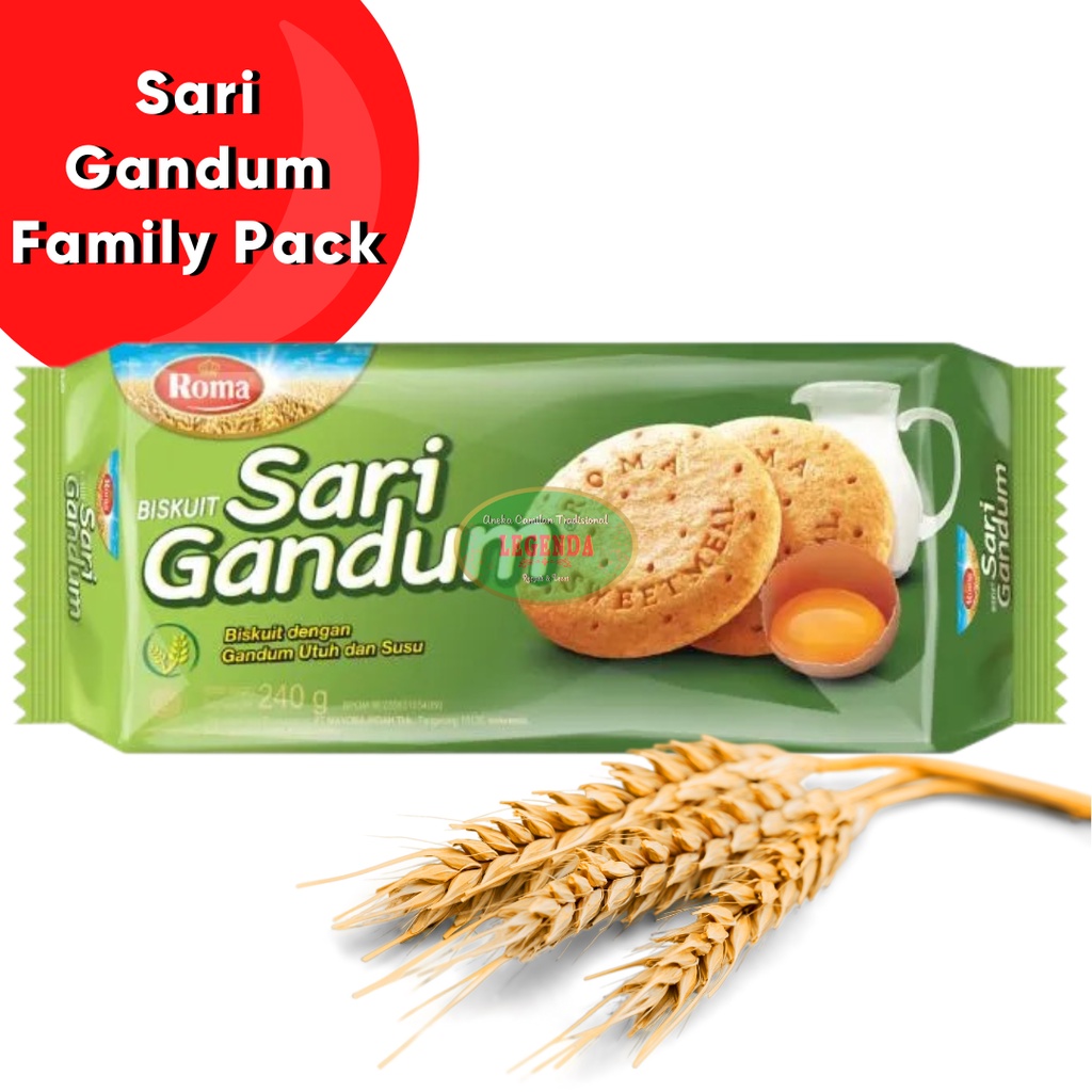 Roma Wheat Sari Family Pack 240g | Shopee Malaysia