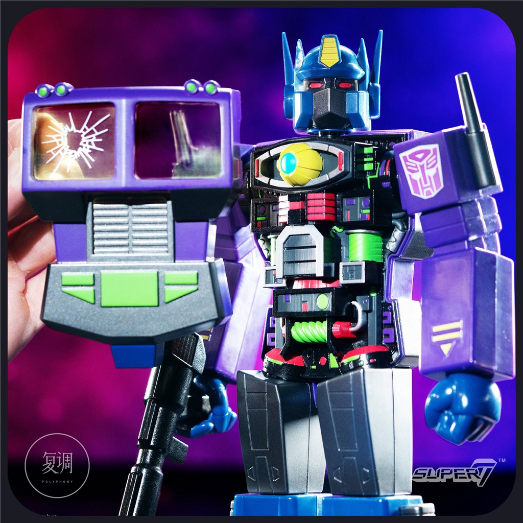 Spot Super7 Transformers Mirror Optimus Prime Glass Slag Universe ...