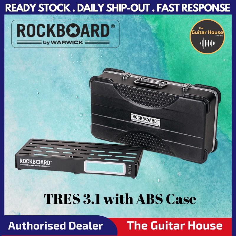 Warwick RockBoard TRES 3.1 Pedalboard with ABS Case (RBO B 3.1