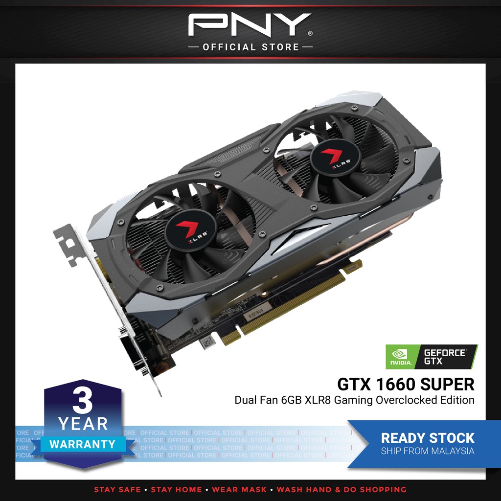 Gtx 1660 best sale pny xlr8