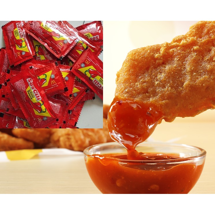 🔥READY STOCK🔥 Mcd Mcdonald's Sachet 10pcs Chili Sauce Sos Paket Cili